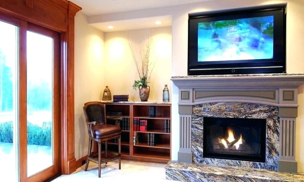 Should You Mount Your Tv Over, Mounting Flat Screen Over Fireplace